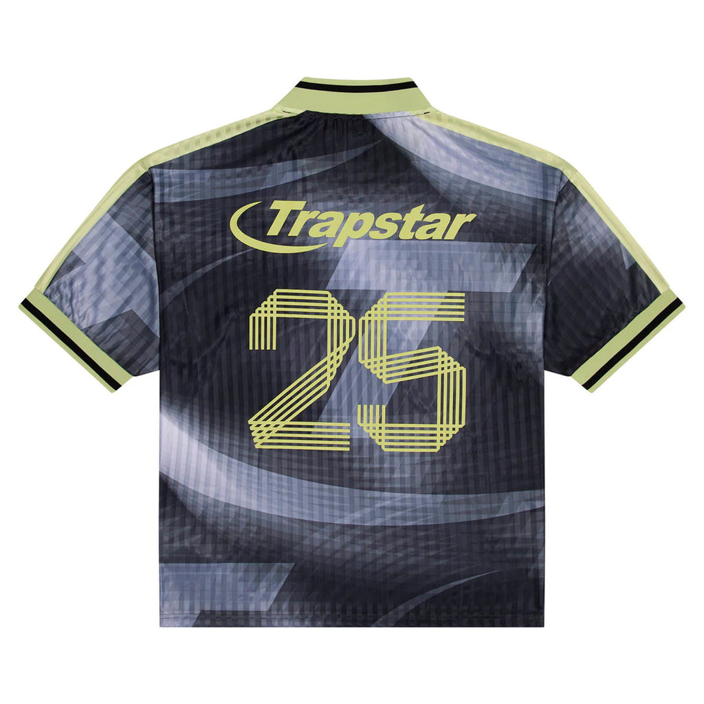 Trapstar Hyperdrive SS Football Jersey 'Black/Neon'
