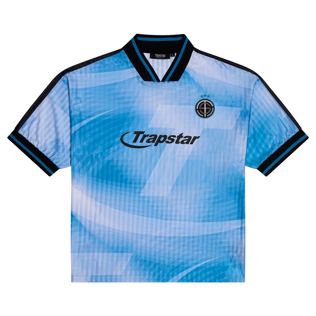Trapstar Hyperdrive SS Football Jersey 'Blue/Black'