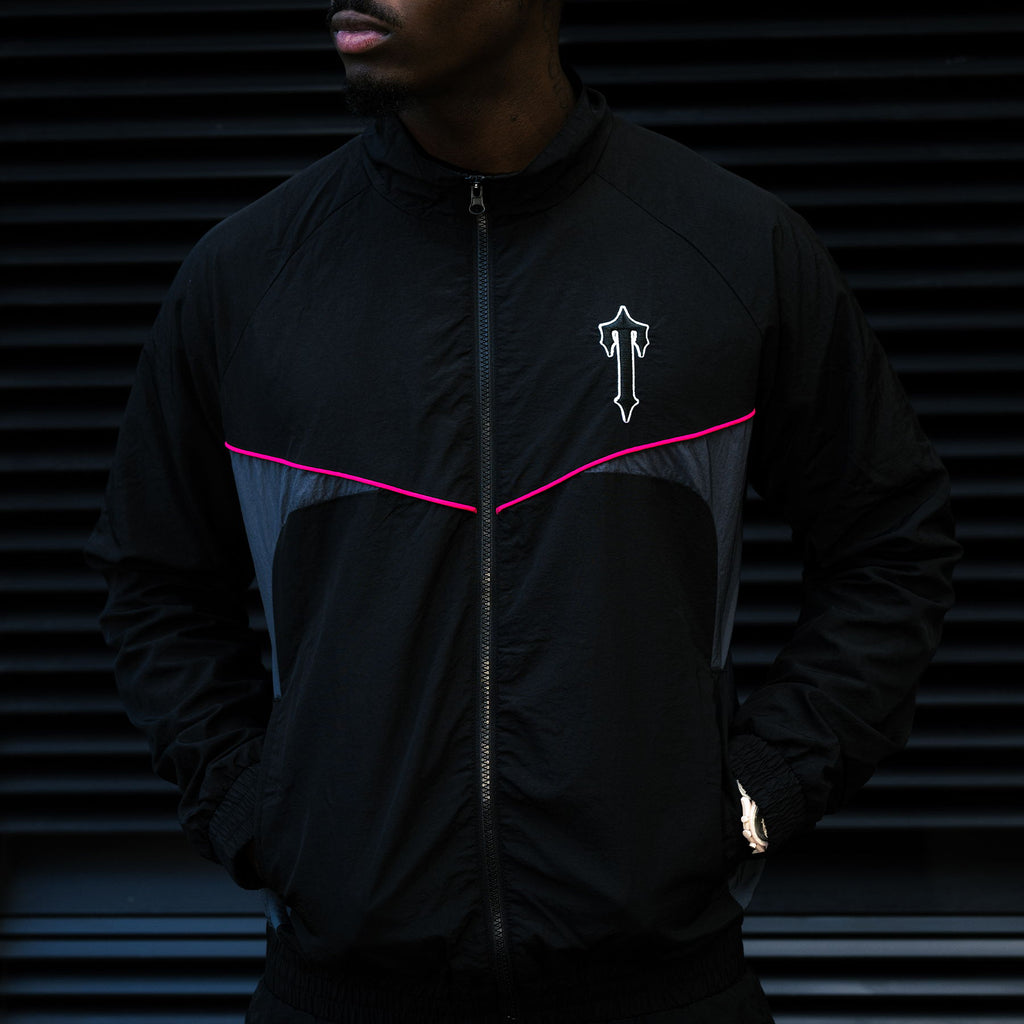 Trapstar Irongate Shell Tracksuit 'Black Pink'