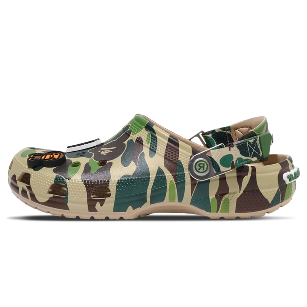 Bape x Classic Clog 'ABC Camo - Green'