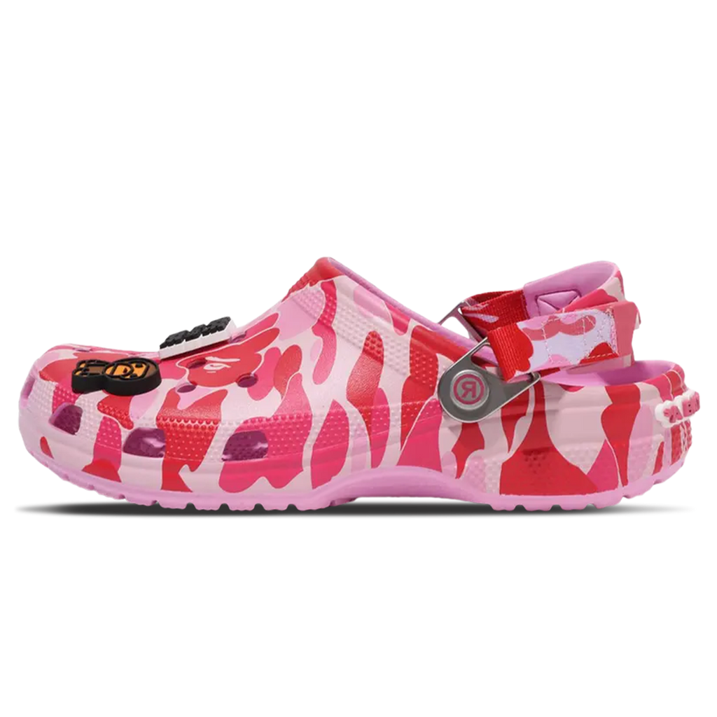 Bape x Classic Clog 'ABC Camo - Pink'