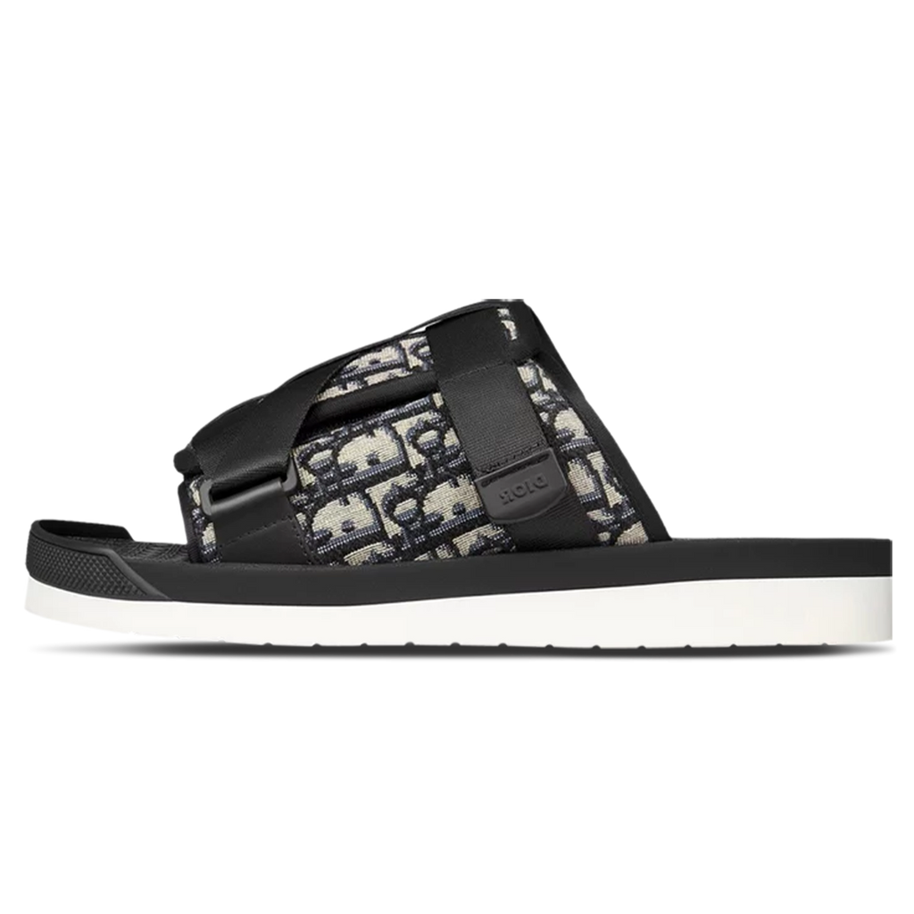 Dior Alpha Sandal 'Dior Oblique - Beige Black'