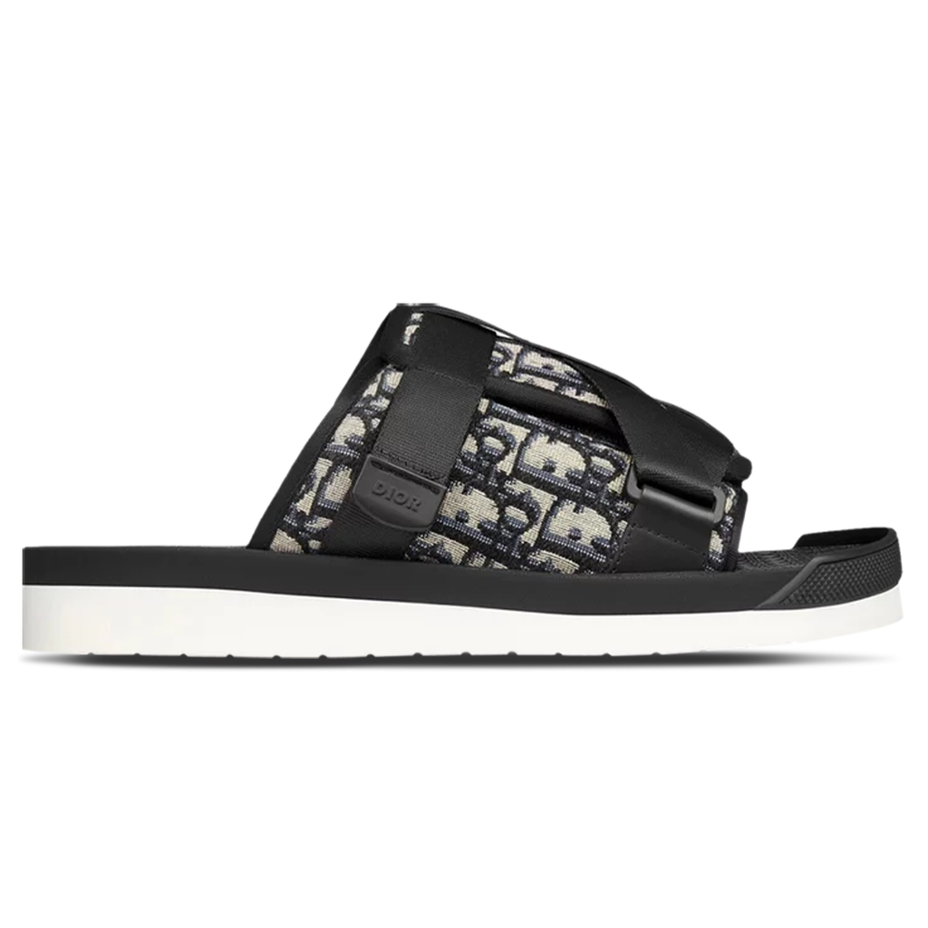 Dior Alpha Sandal 'Dior Oblique - Beige Black'