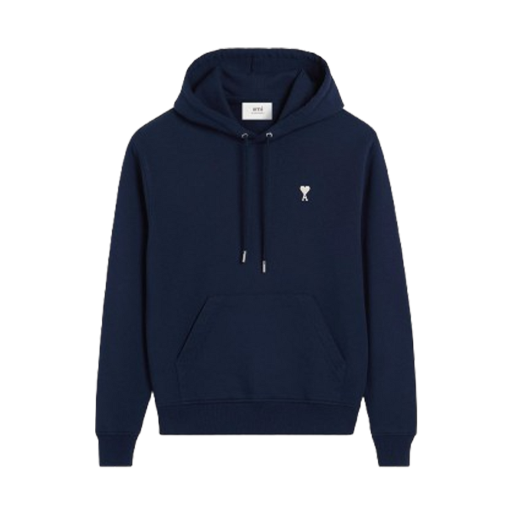 Ami Paris Hoodie 'Navy'