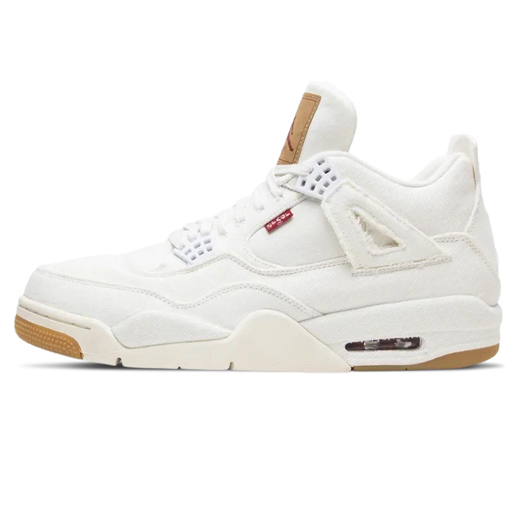 Levis x Nike Air Jordan 4 White