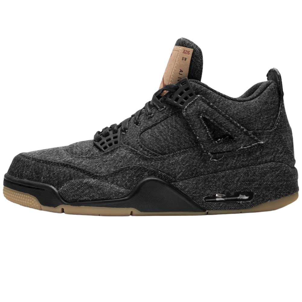 Levis x Nike Air Jordan 4 Black