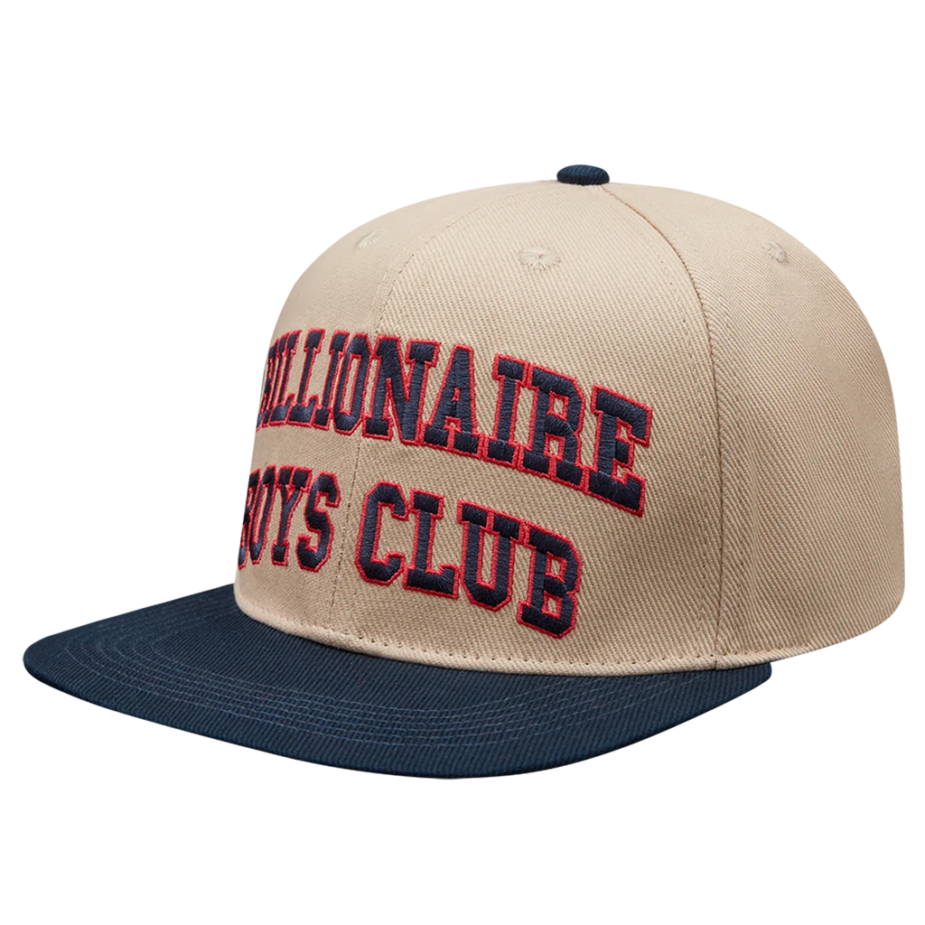Billionaire Boys Club College Strapback Cap 'Ecru Navy'