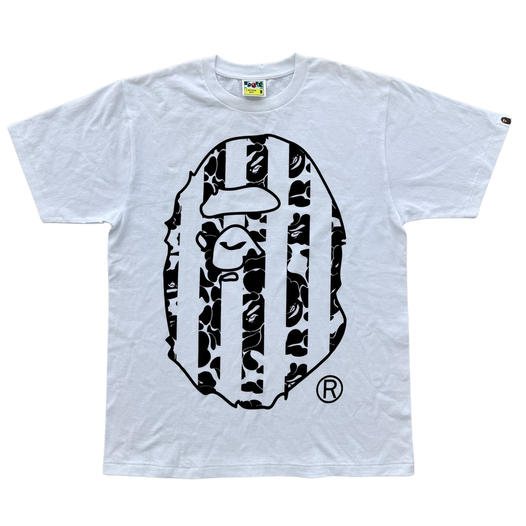 Bape Tee 'White Black'