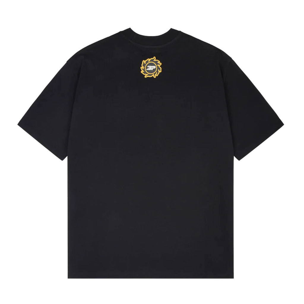 Broken Planet T-Shirt 'Powered By The Sun' - Midnight Black