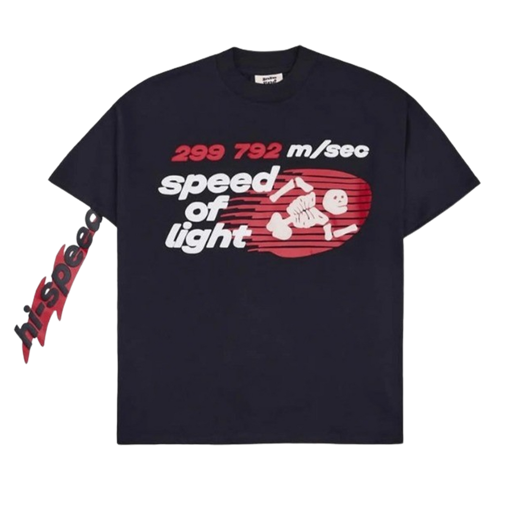 Broken Planet Long Sleeve T-Shirt 'Speed Of Light' - Midnight Black