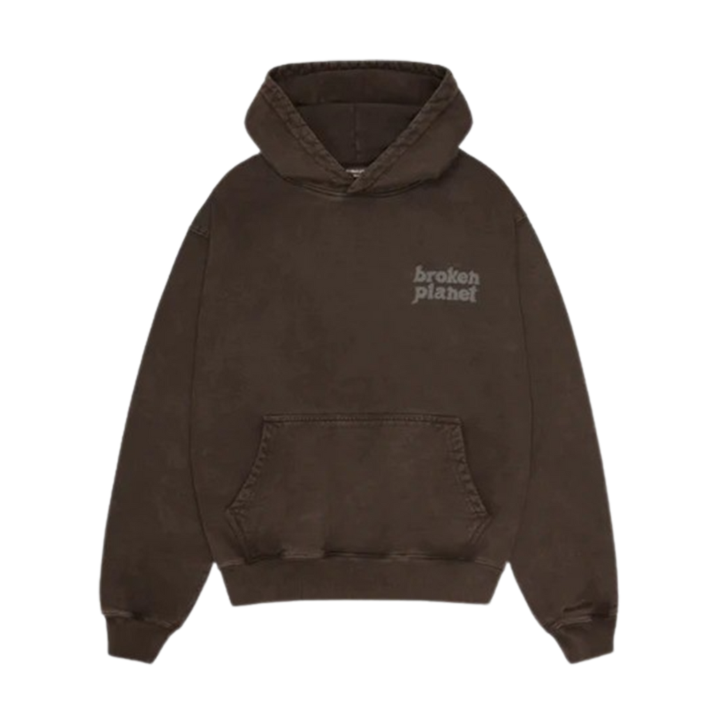 Broken Planet Basics Hoodie - Washed Brown