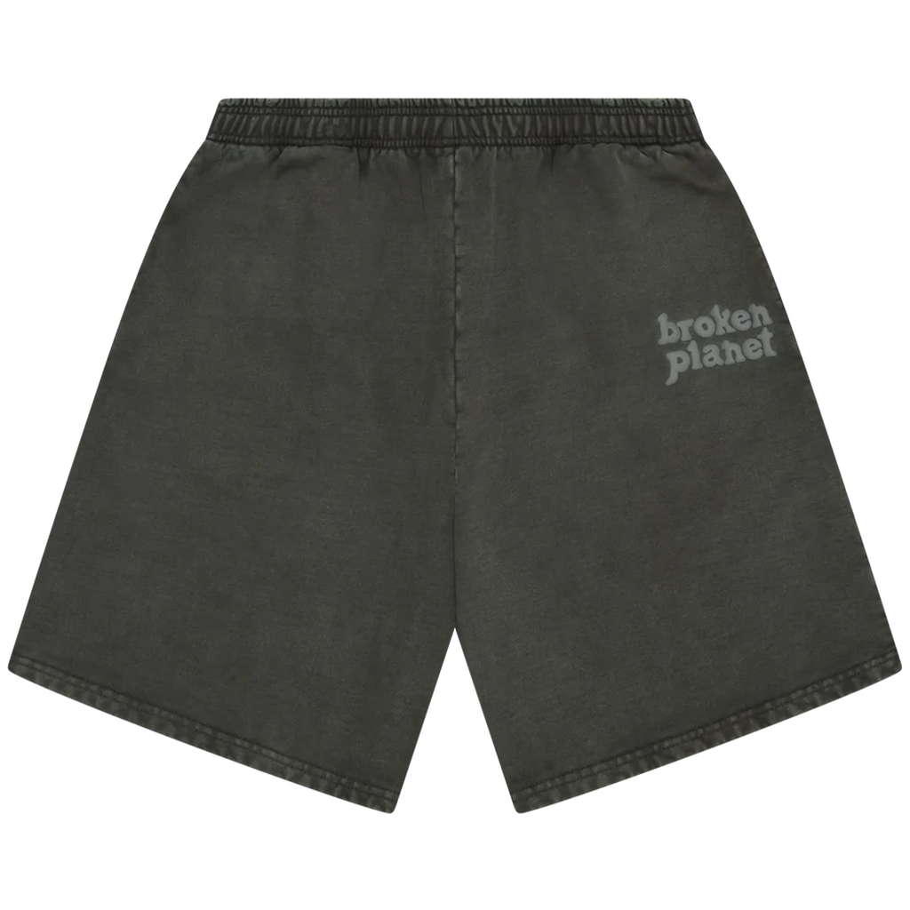 Broken Planet Basics Shorts - Washed Soot Black