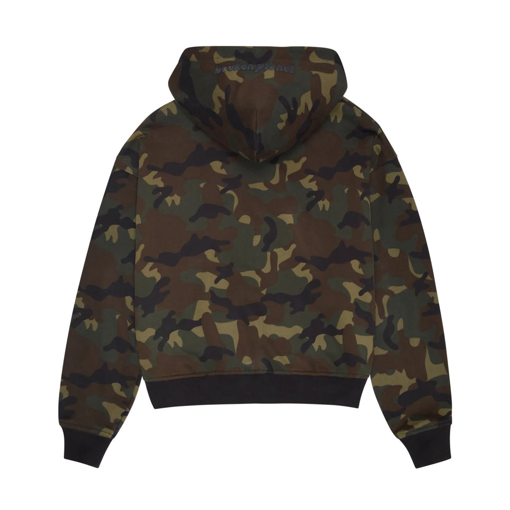 Broken Planet Camo Planet Zip Up Hoodie