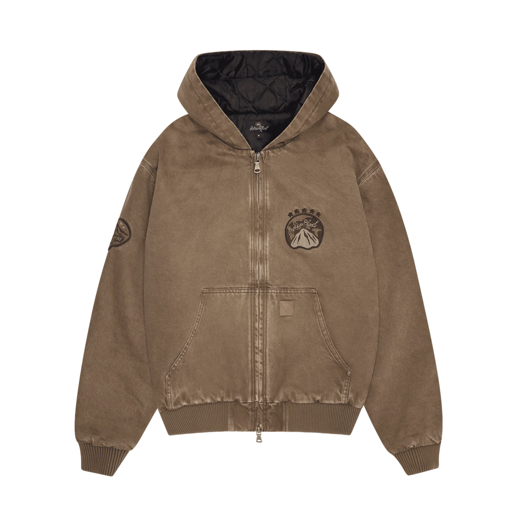 Broken Planet Denim Workwear Jacket - Washed Brown