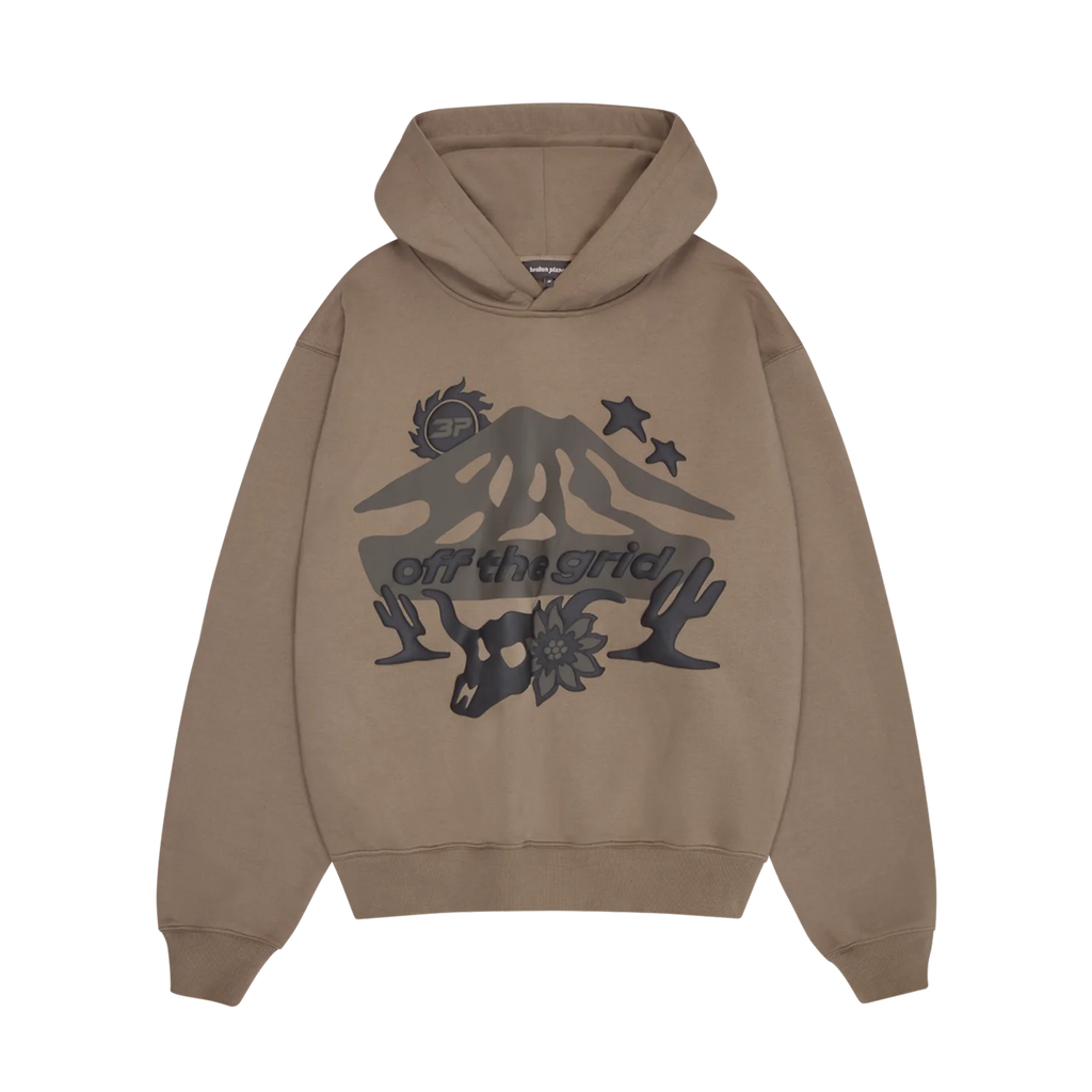 Broken Planet Hoodie 'Off The Grid' - Cinder Brown