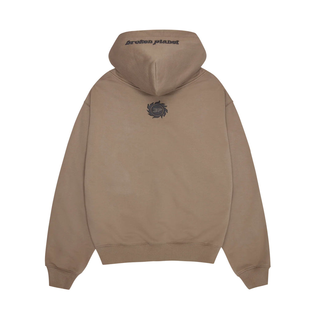 Broken Planet Hoodie 'Off The Grid' - Cinder Brown