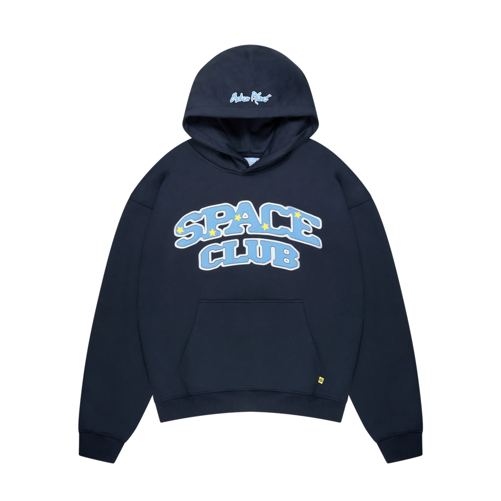 Broken Planet Hoodie 'Space Club' - Outer Space Blue