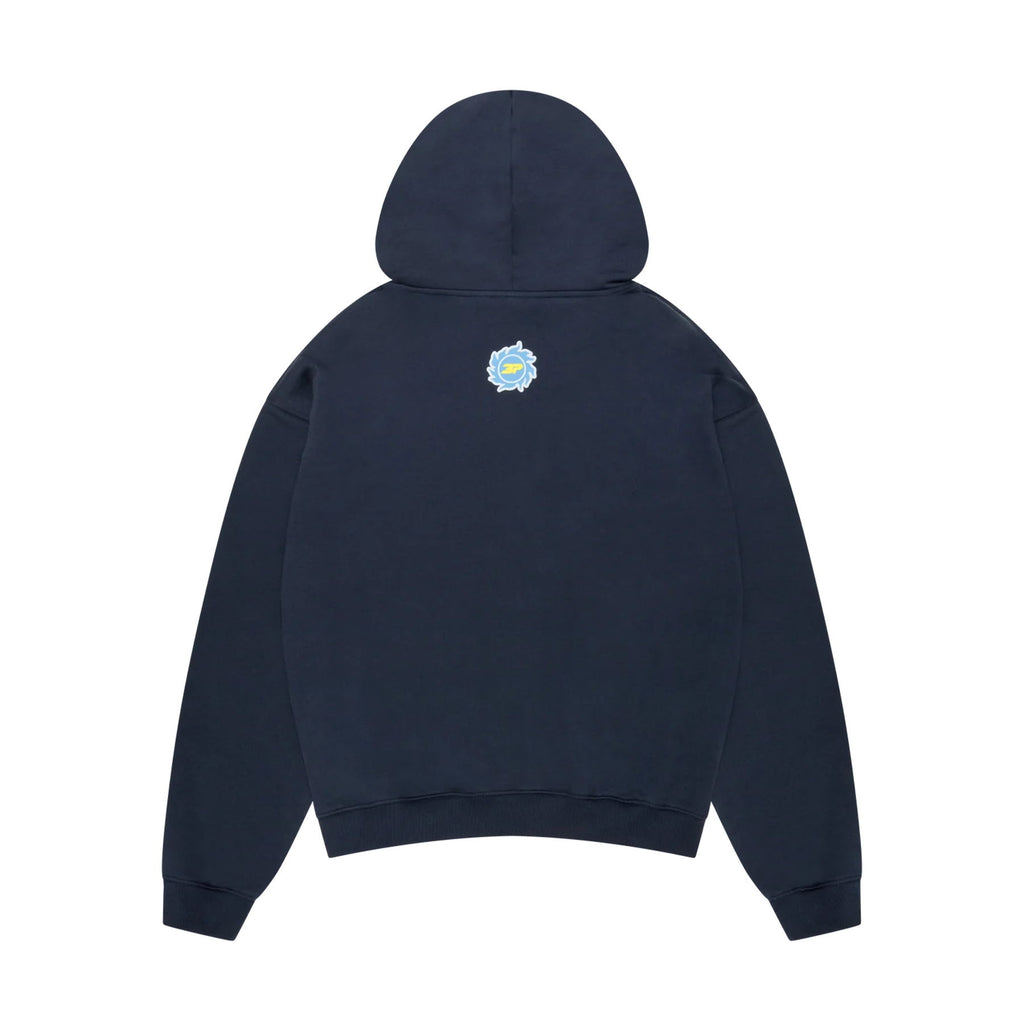 Broken Planet Hoodie 'Space Club' - Outer Space Blue