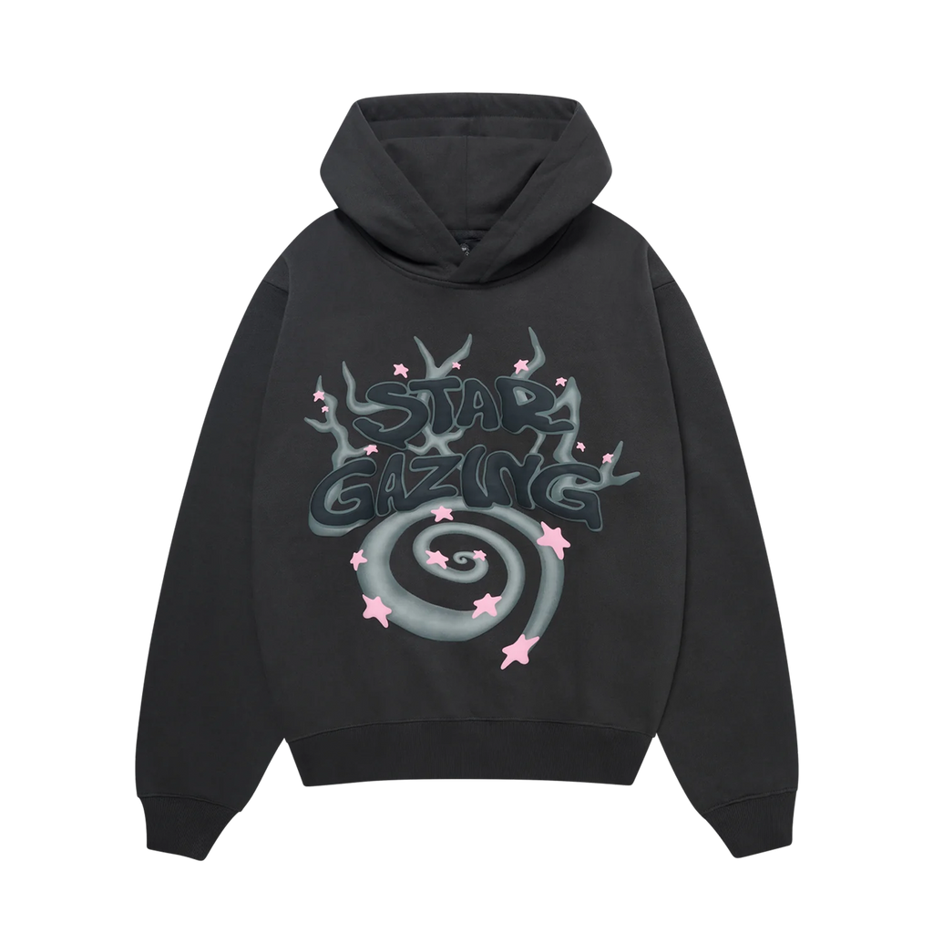 Broken Planet Hoodie 'Stargazing' - Soot Black