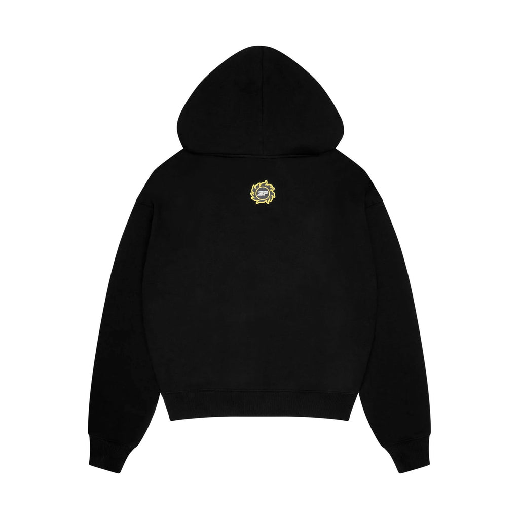 Broken Planet Hoodie 'Moon Phases' - Midnight Black
