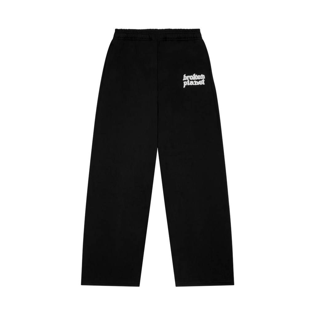 Broken Planet Basics Straight Leg Sweatpants - Midnight Black