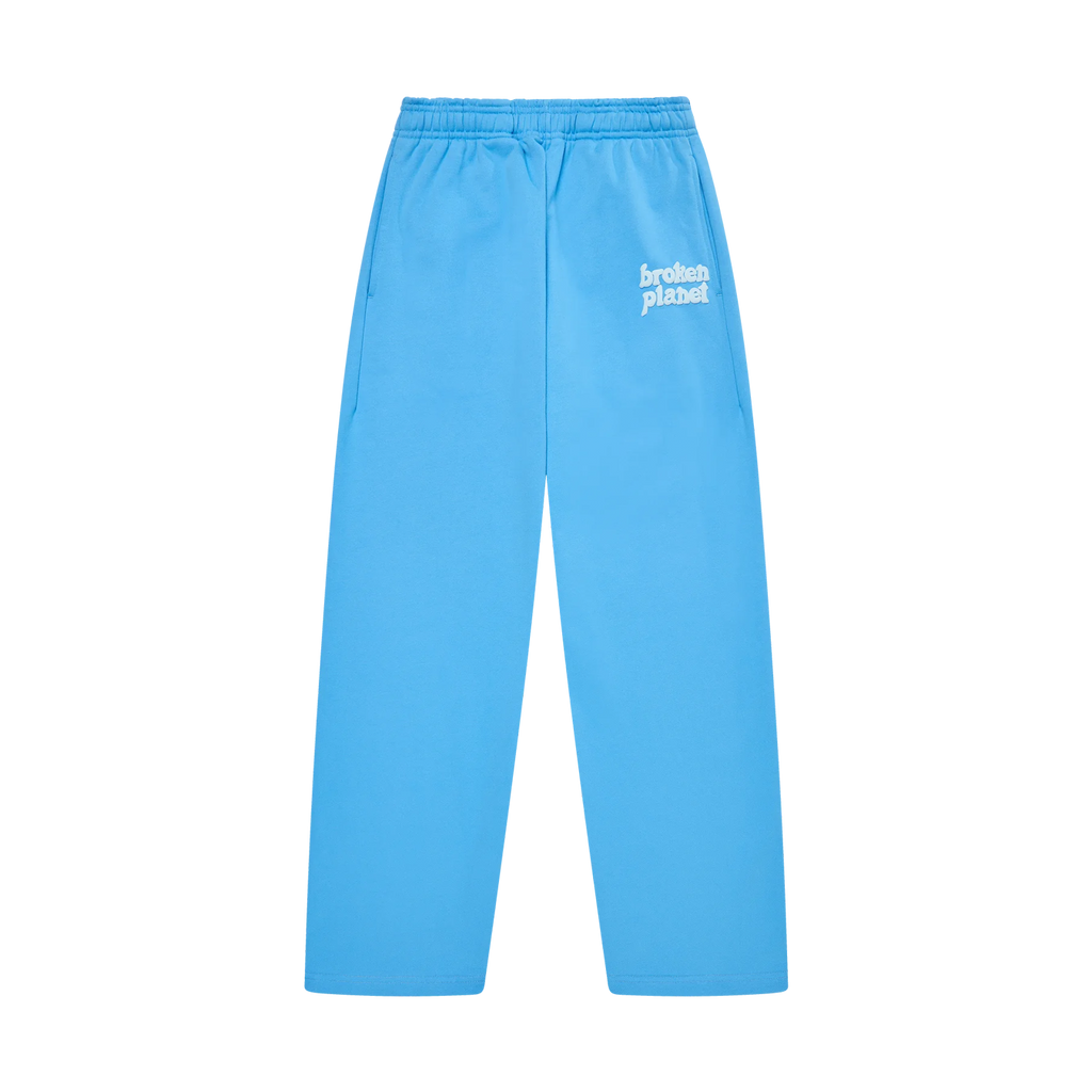 Broken Planet Basics Straight Leg Sweatpants - Light Blue