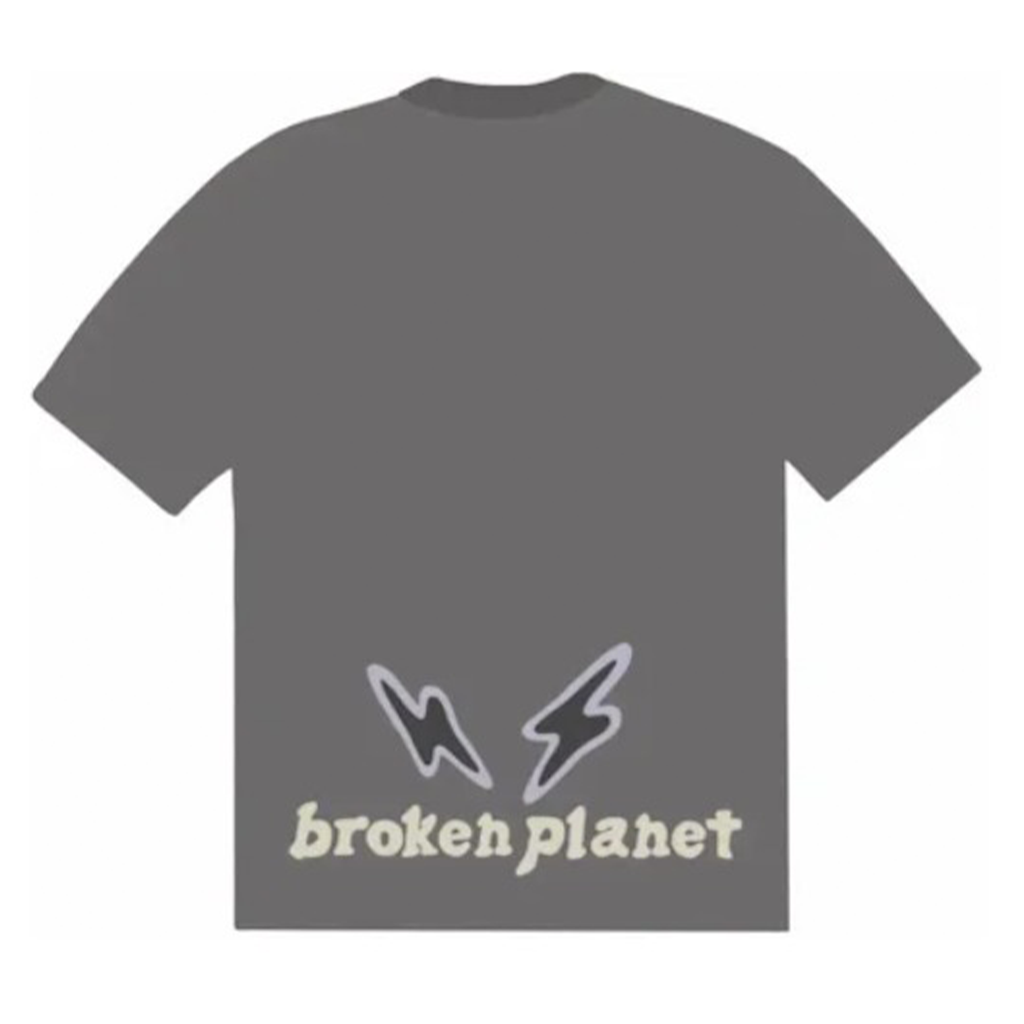 Broken Planet T-Shirt 'Find Your Balance' - Ash Grey