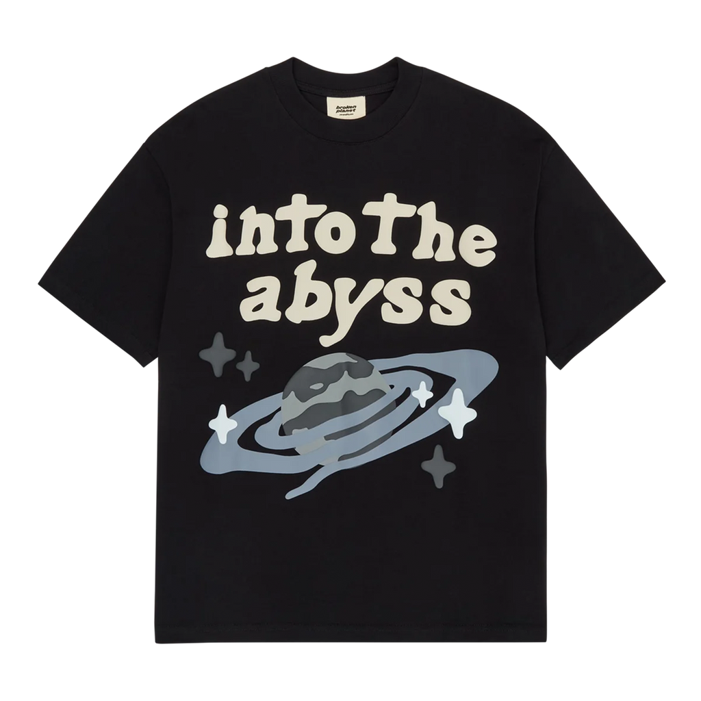 Broken Planet T-Shirt 'Into the Abyss' - Soot Black