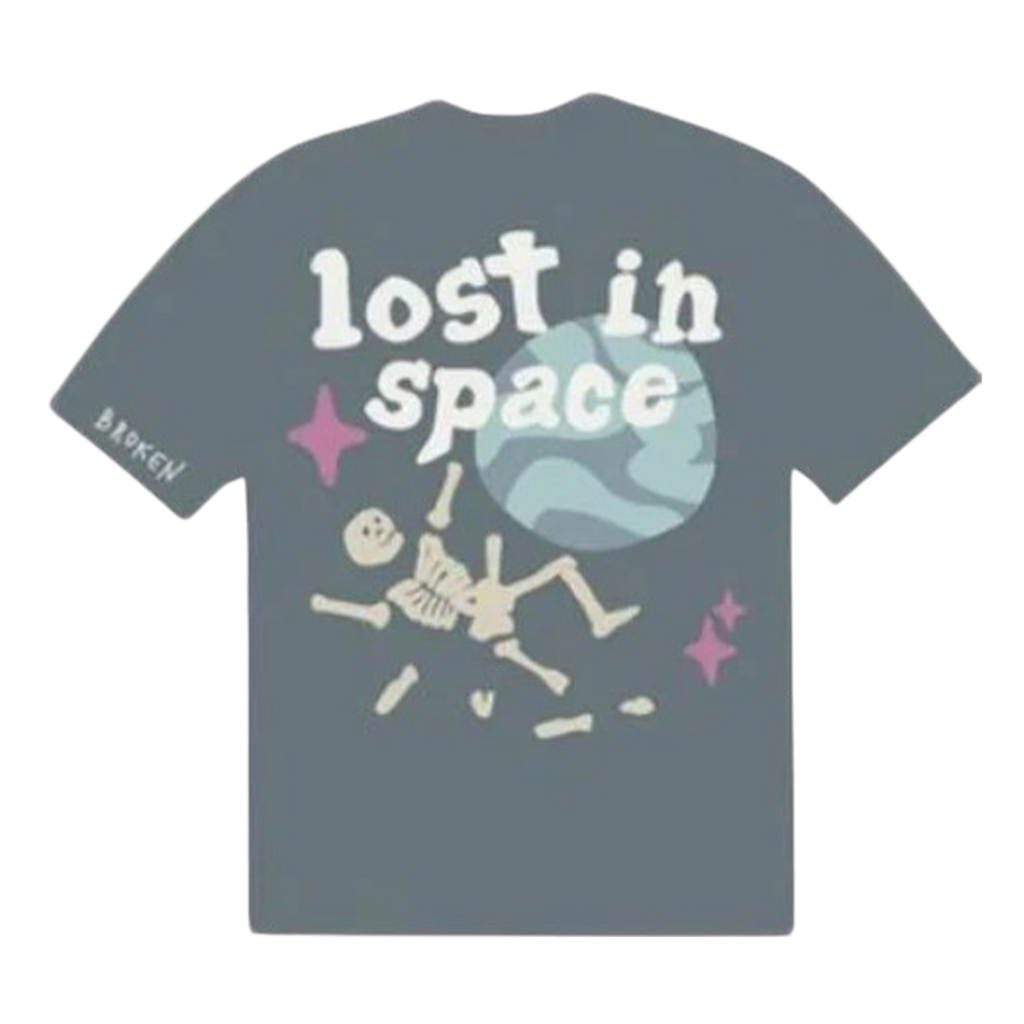 Broken Planet T-Shirt 'Lost In Space' - Blue