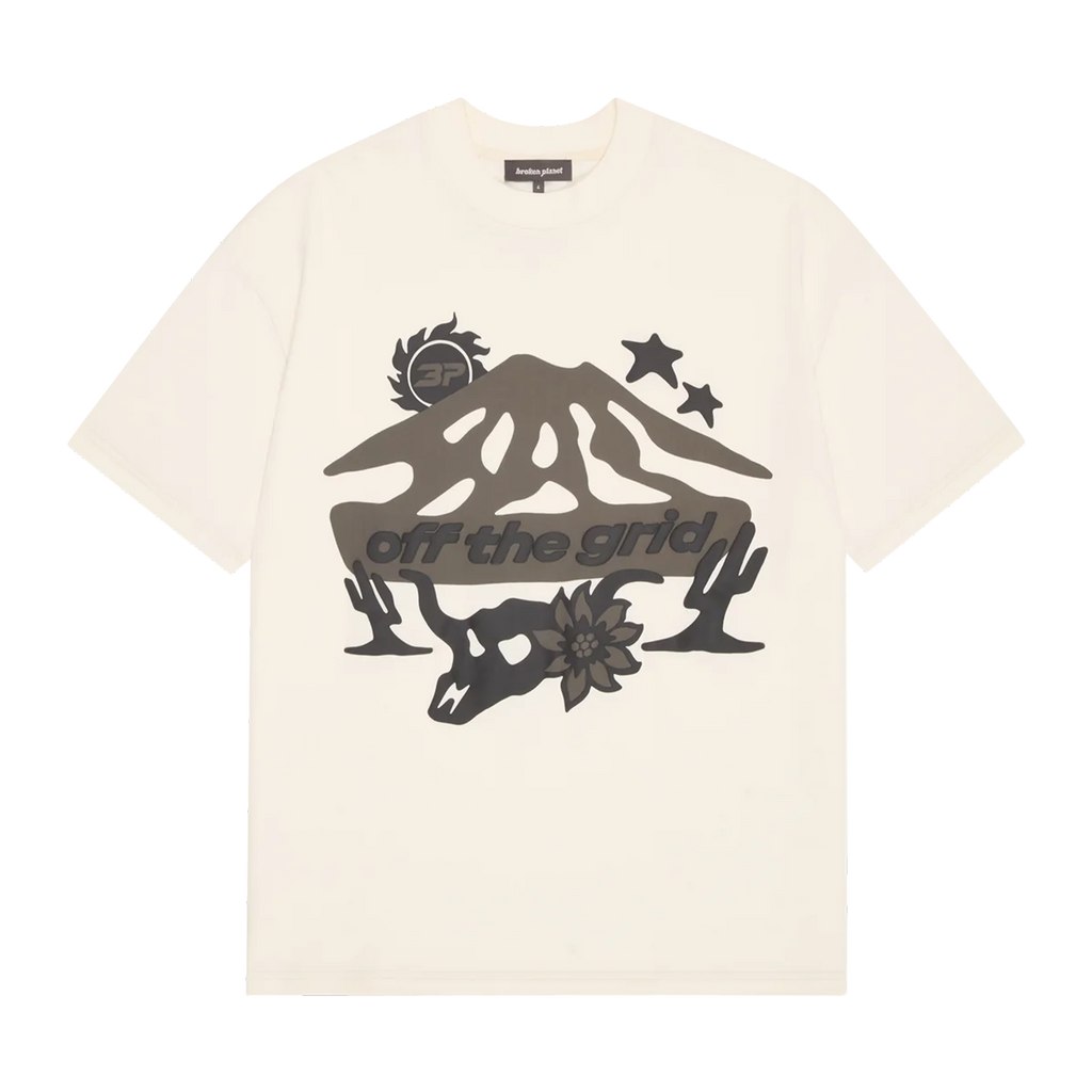 Broken Planet T-Shirt 'Off The Grid' - Vanilla White