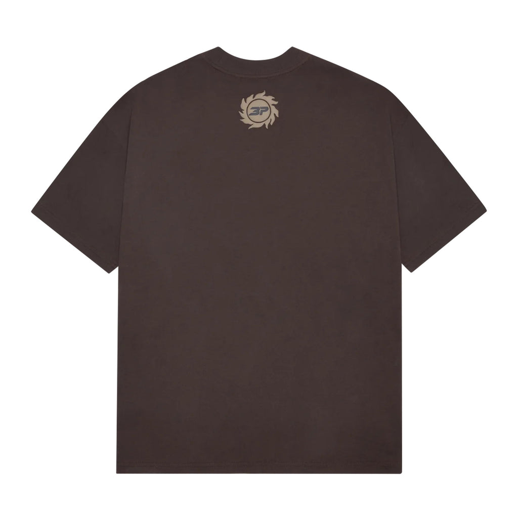 Broken Planet T-Shirt 'Space Trails' - Mocha Brown