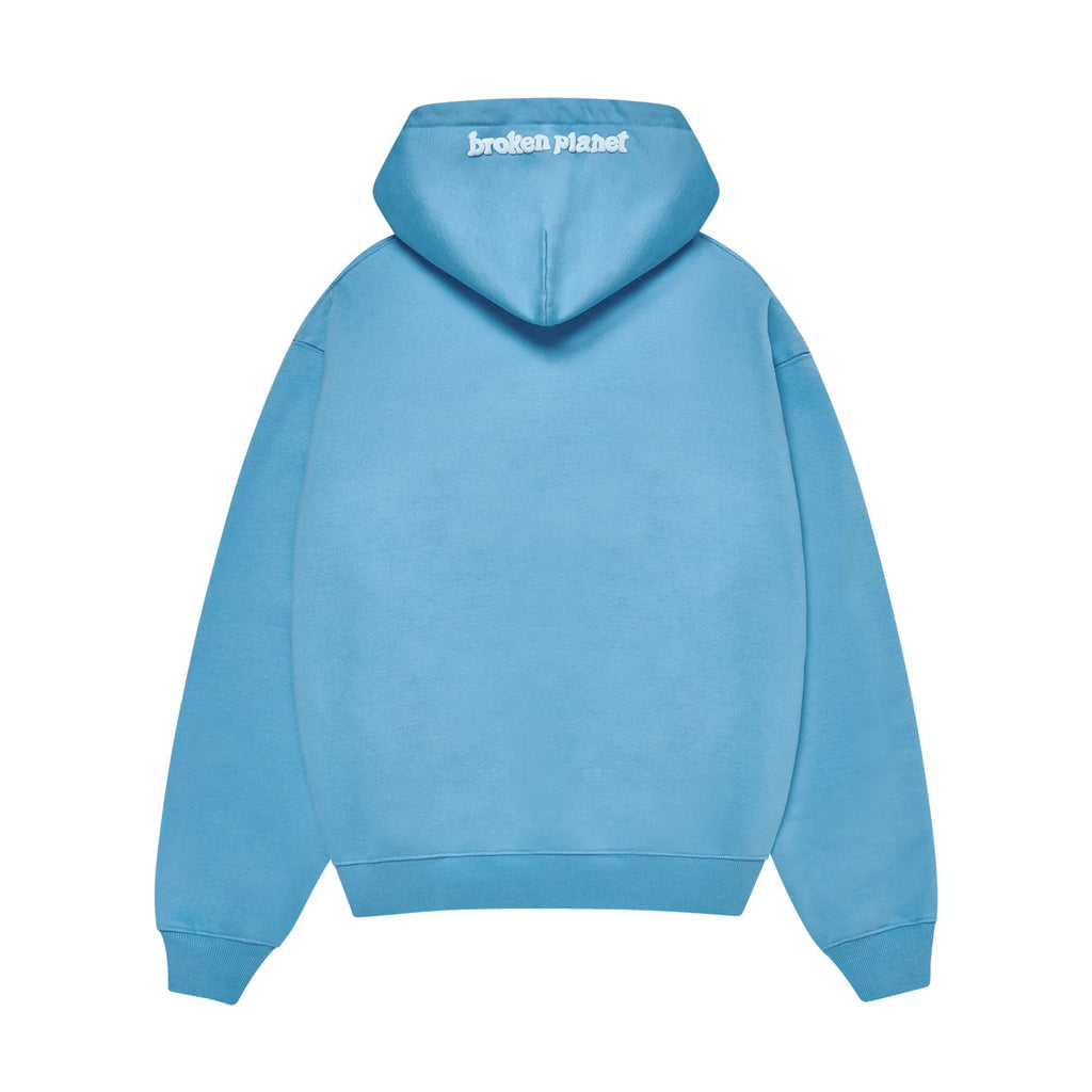 Broken Planet Zip Up Hoodie 'Light Blue'