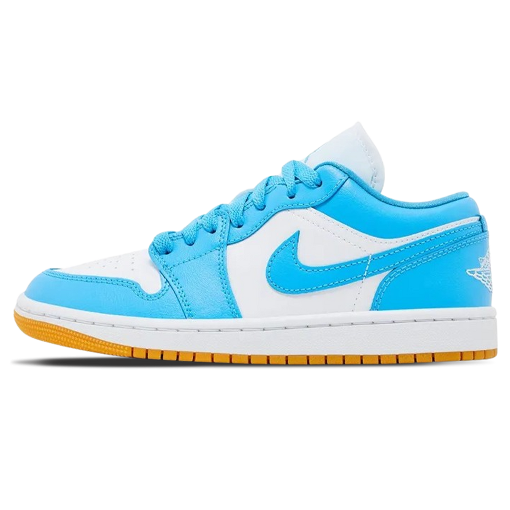 Air Jordan 1 Low Wmns 'Dark Powder Blue Gum'