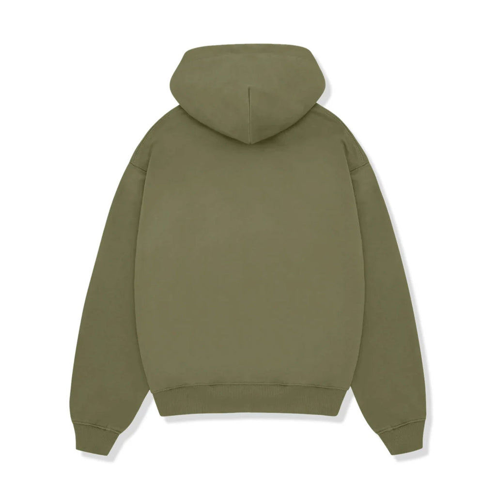 Broken Planet Basics Hoodie - Olive Green