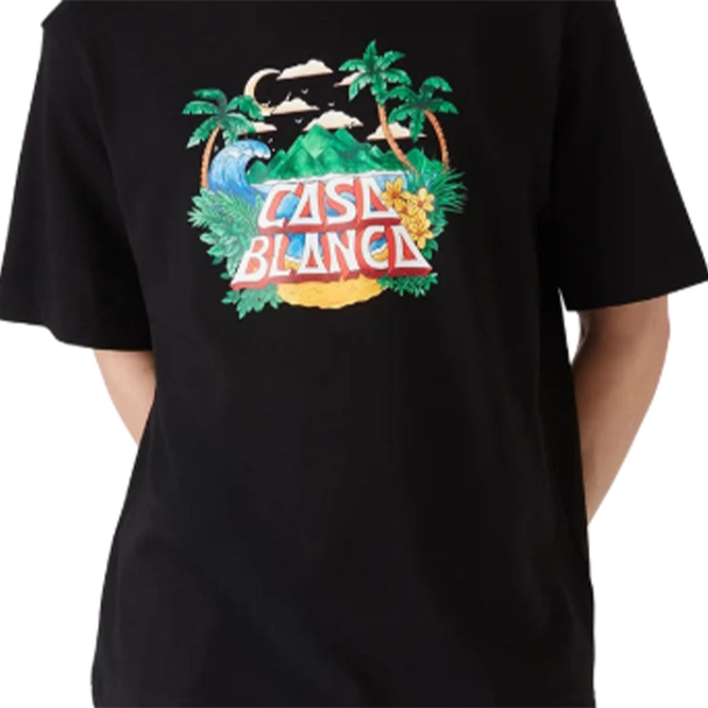 Casablanca Casa Beach Wave T-Shirt 'Black'