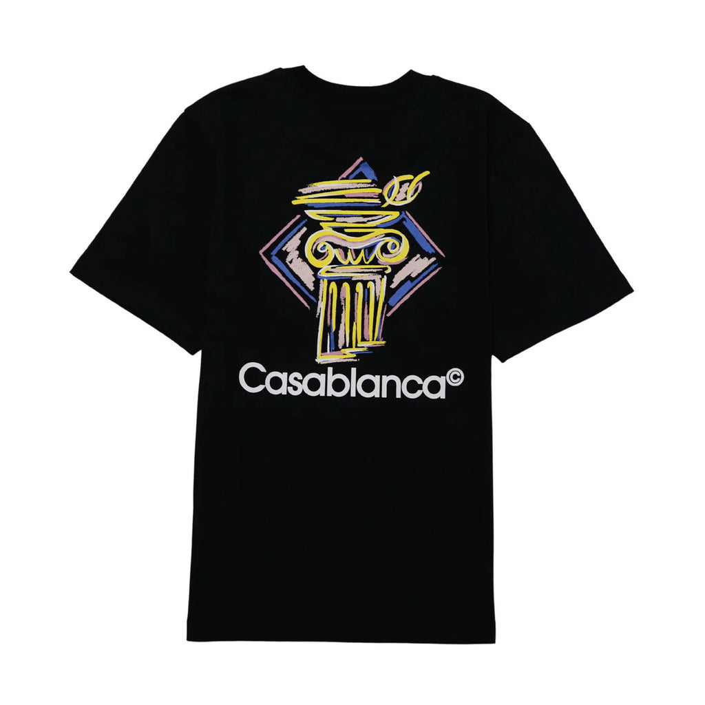 Casablanca Diamond Column T-Shirt 'Black'