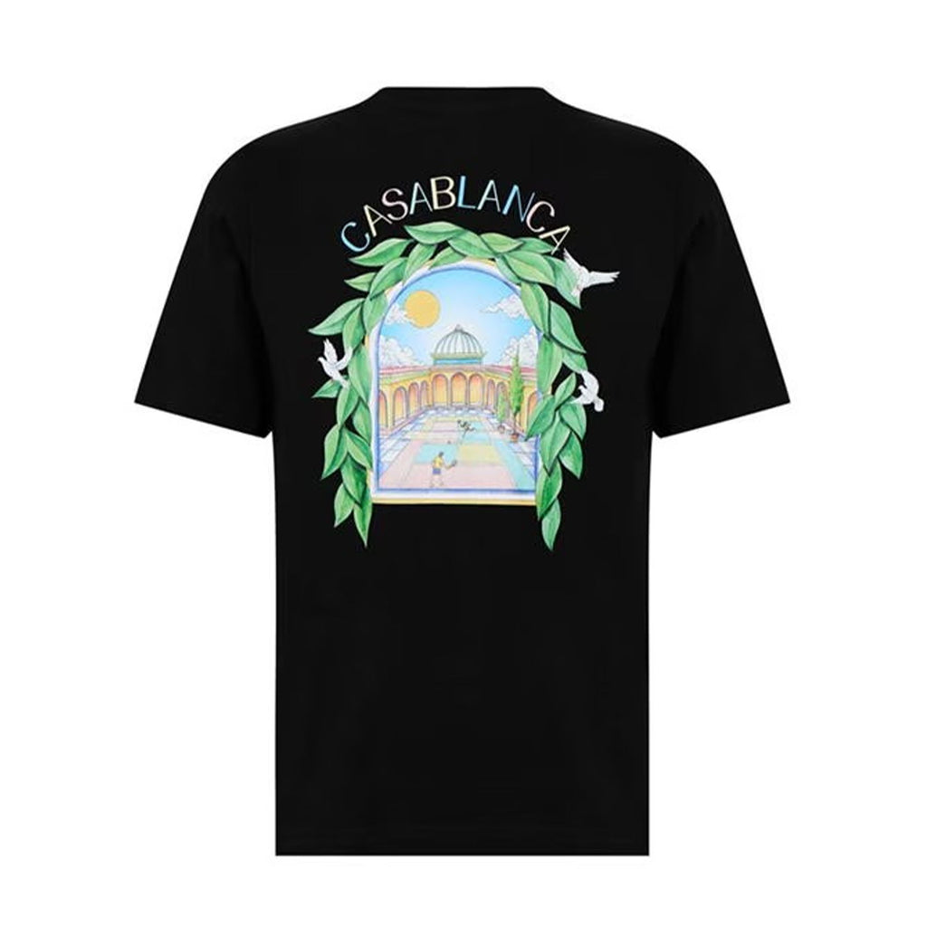 Casablanca L'Arche Tennis Club T-Shirt 'Black'
