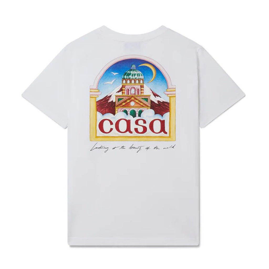 Casablanca Vue De L'Arche T-Shirt 'White'