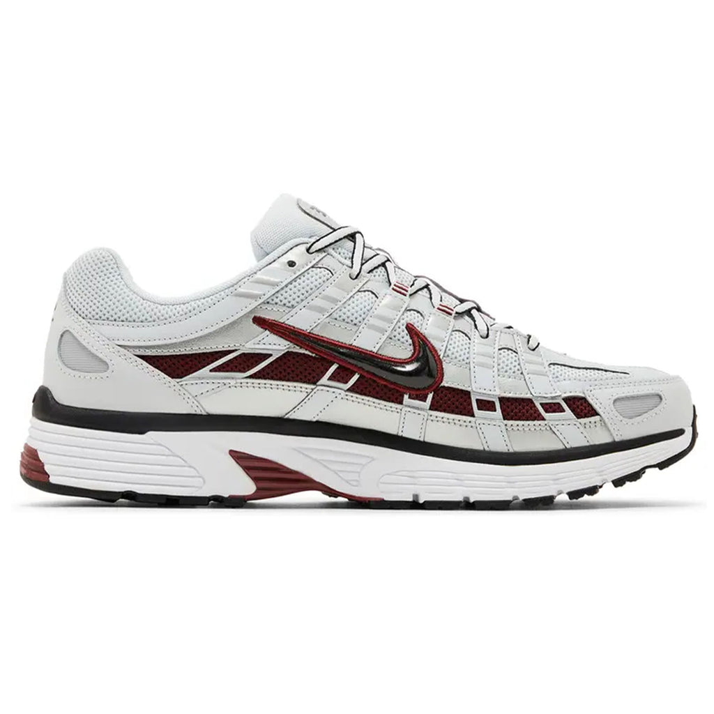 Nike P-6000 'Pure Platinum Team Red'
