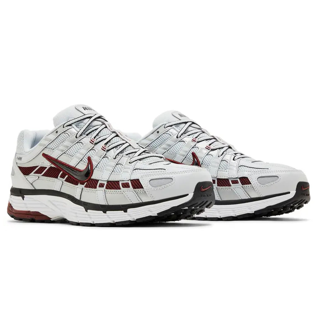 Nike P-6000 'Pure Platinum Team Red'