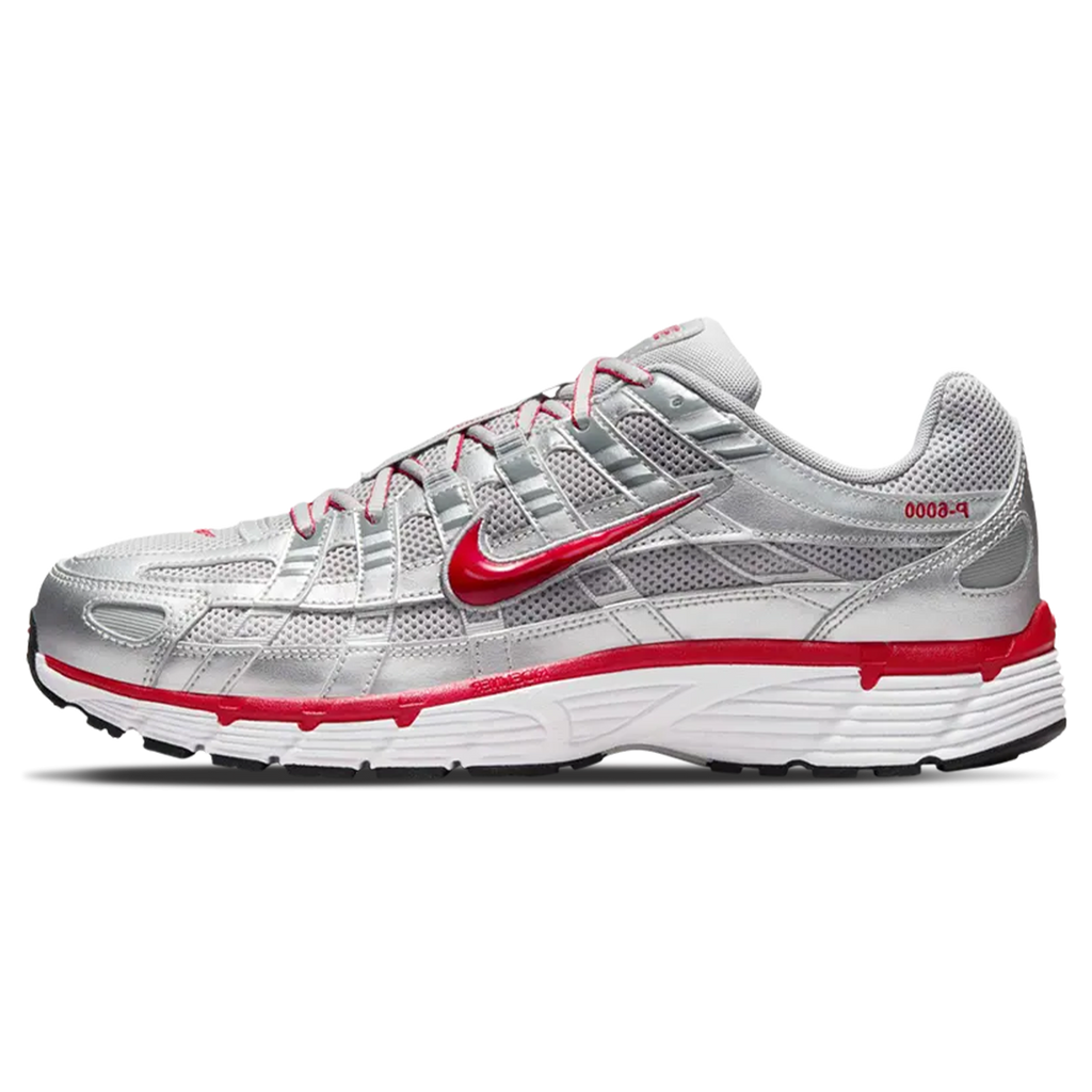 Nike P-6000 'Metallic Silver Gym Red'