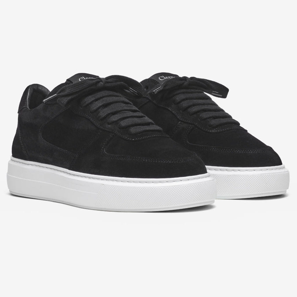 Cleens Court Trainer 'Black Suede'