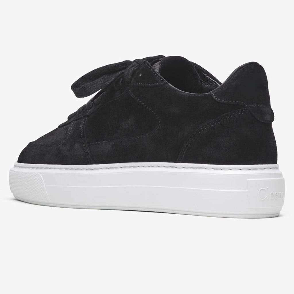 Cleens Court Trainer 'Black Suede'