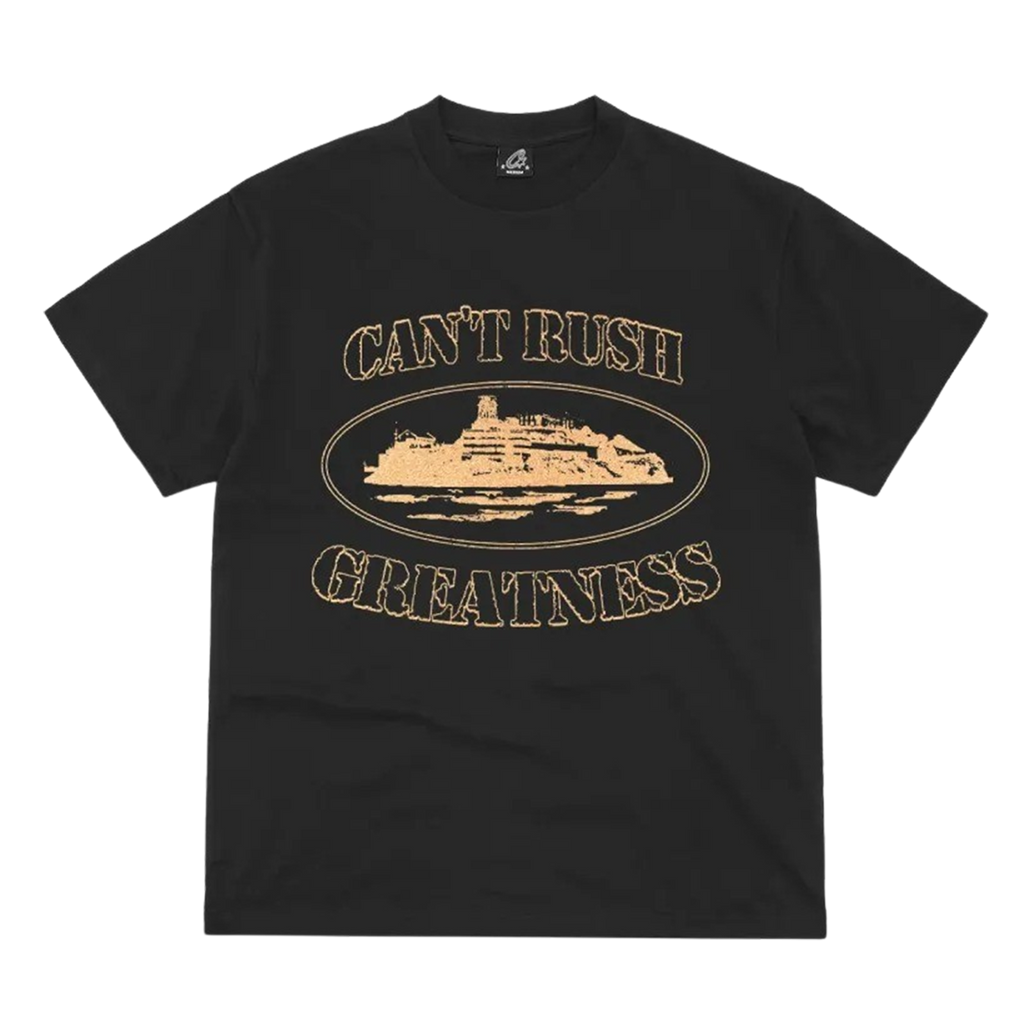 Central Cee x Corteiz Can’t Rush Greatness Tee 'Black'