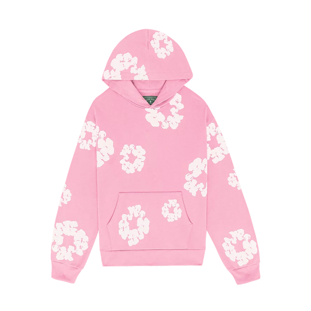 Denim Tears The Cotton Wreath Hooded Sweatshirt 'Pink'