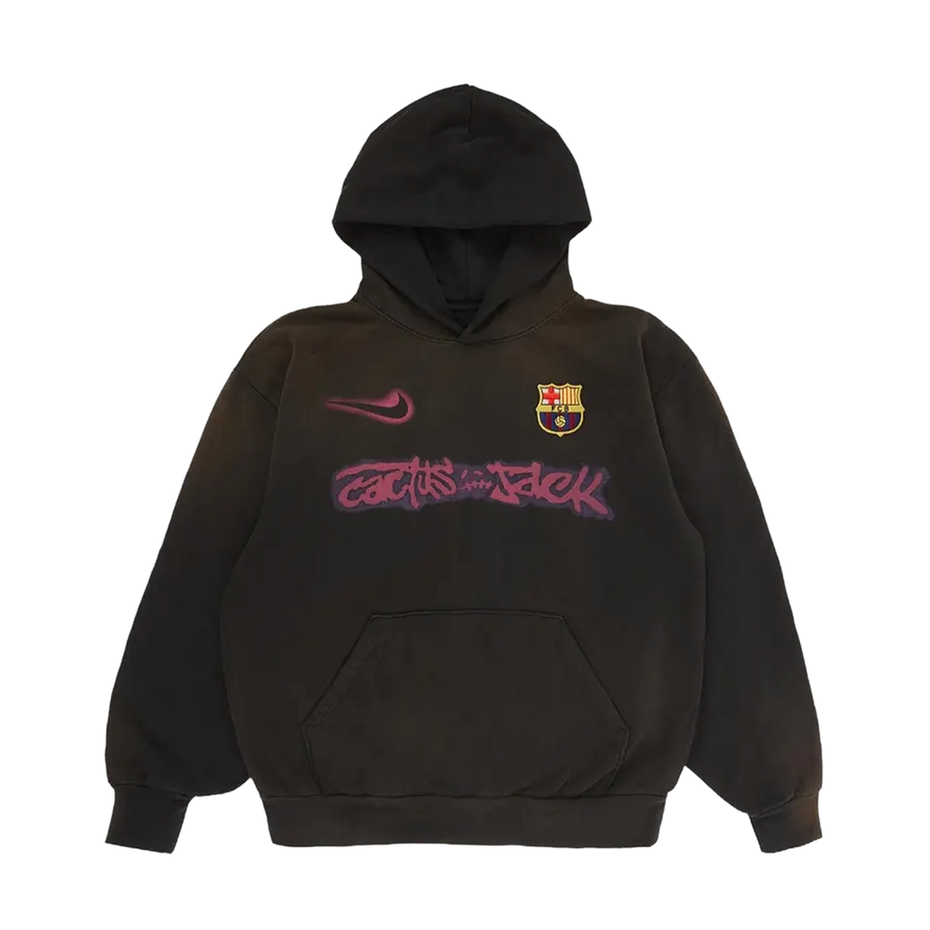 Nike FC Barcelona x Cactus Jack Spray Logo Hoodie 'Blue'