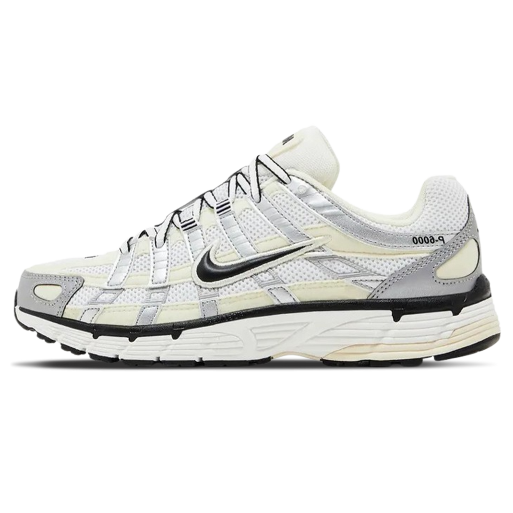 Nike P-6000 Wmns 'Coconut Milk Metallic Silver'