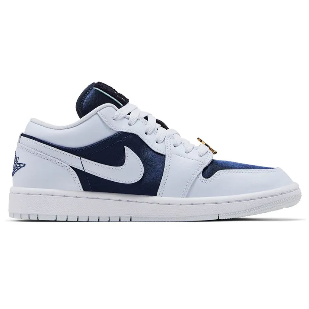Air Jordan 1 Low SE Wmns 'Midnight Navy Gold Charms'