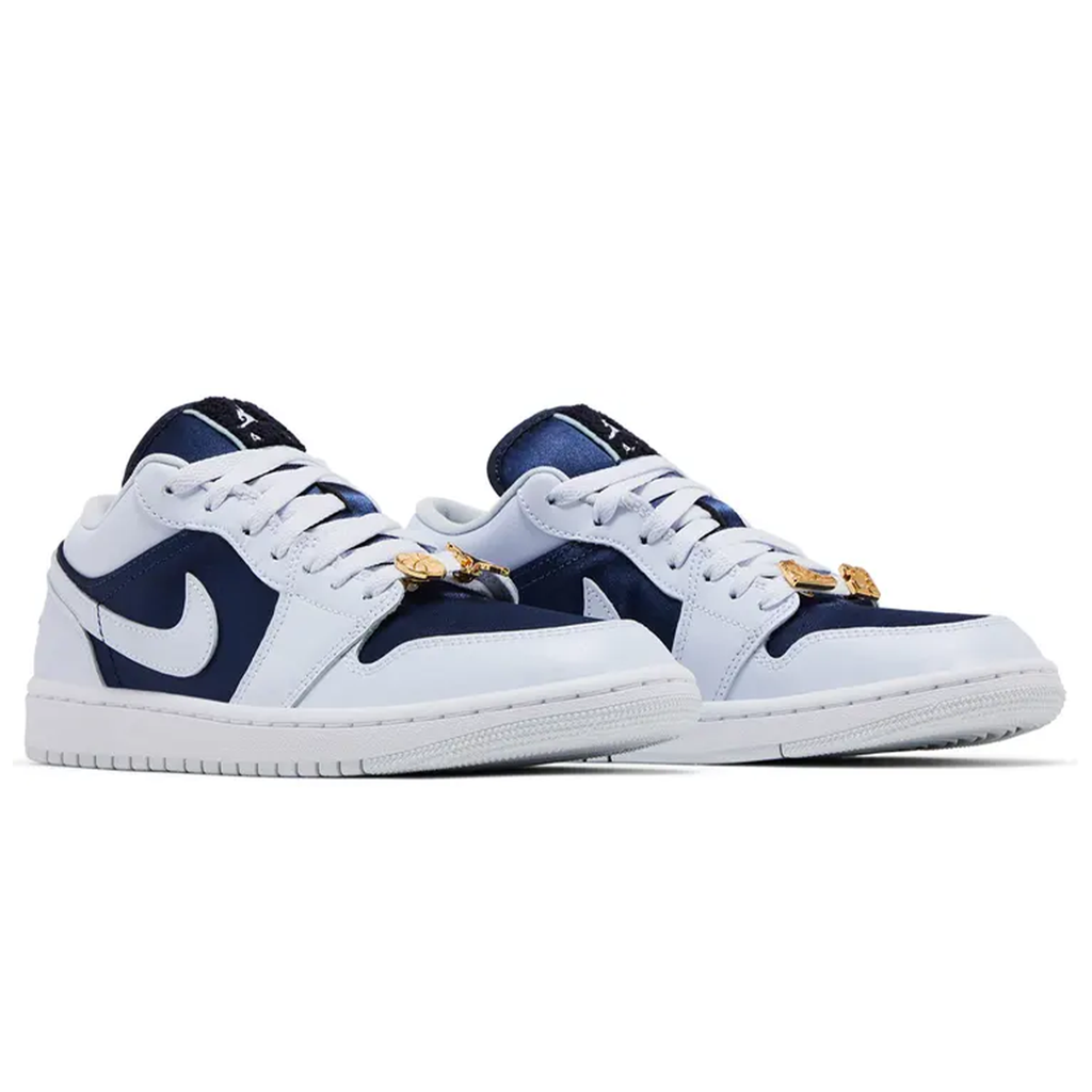 Air Jordan 1 Low SE Wmns 'Midnight Navy Gold Charms'