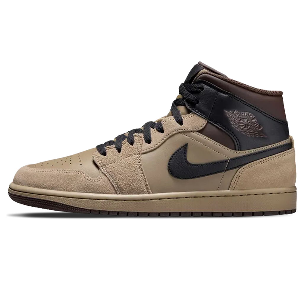 Air Jordan 1 Mid 'Khaki Black'